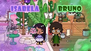Sfida di arredamento su Toca Life World -  🌺 Isabela VS bruno 🐭