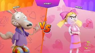 Rocko ARCADE MODE Nickelodeon All Star Brawl 2022 Gameplay