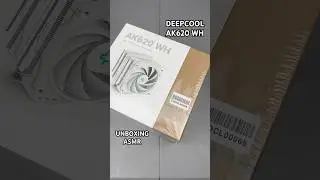 Deepcool AK620 WH High Performance CPU Cooler Unboxing ASMR #shorts #unboxing #asmr #pc #aircooler