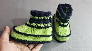 Knitting Baby Shoes 👞, 1 to 2 year baby Shoes, Different types of Shocks Knitting, Baby Shocks 