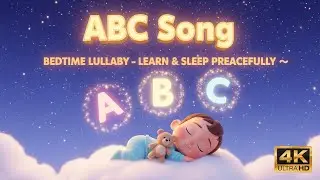 ABC Song Bedtime Lullaby | Calm Alphabet Song to Learn and Sleep | Chikoo Kids TV