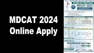 MDCAT 2024 Online Apply