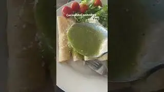 #Enchiladas #green #palatillo #exquisite and #delicious