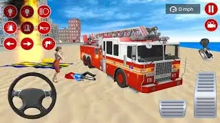 The Real Fire Truck Simulator - The Best Way to Train for a Firefighters Job || Gamingboysagor