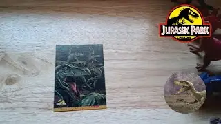 Jurassic Park Topps Trading Cards Review (Comic Movie Adaptation)