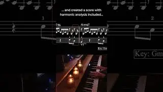J. S. Bach - Prelude in C min. BWV999 Harmonic Analysis (Preview)