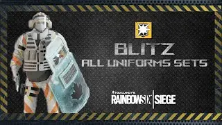 Blitz All Uniforms Sets including Black Ice Shield and Elite Uniform - Rainbow Six Siege
