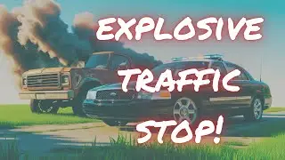 PIPE BOMB EXPLODES IN OFFICERS FACE!