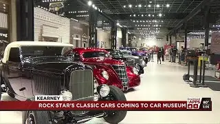 Famous rock star loans Kearney car museum his private collection of automobiles