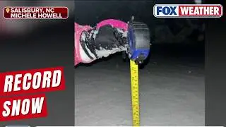 Extreme Cold Lingers As Nor'easter Brings Charlotte Record-Breaking Snow