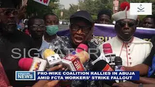 Pro-Wike Coalition Rallies in Abuja Amid FCTA Workers’ Strike Fallout