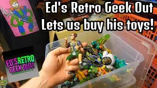TOY HUNTING AT A TOY COLLECTORS HOUSE. Ed's Retro Geek Out Lets us buy his toys!