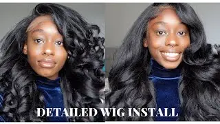 13x6 WHAT LACE SIDE PART SYNTHETIC WIG INSTALL / I FINALLY GOT THE SENSATIONNEL LATISHA WIG