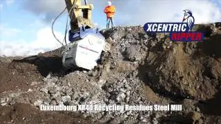 Luxembourg XR40 Recycling Residues Steel Mill - Xcentric Ripper