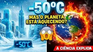 MEGATEMPESTADE nos EUA: Por que o FRIO EXTREMO Prova o Aquecimento Global?