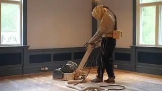 Homemade floor sanding machines