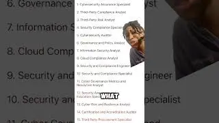 15 Cybersecurity GRC JOB Titles     #cybersecurityforbeginners #cybersecurity #grc #jobs
