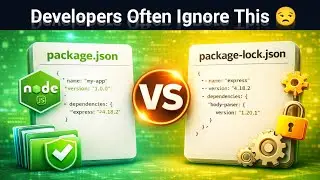 package.json vs package-lock.json Explained Clearly