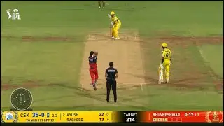 Ayush Mhatre 94 runs batting highlights vs CSK