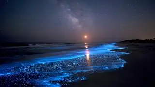 Sleep Music & Ocean Sounds 🌌 12 Hours Relaxing Music for Sleeping