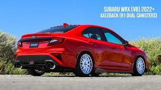 REMARK Axleback (R1 Dual Canisters) - Subaru WRX (VB) 2022+