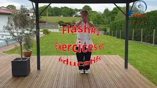 Taichi Flash#1 - Exercices de base - Rotations dans le plan horizontal - #FAEMCBougezChezVous#