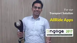 Innofied Wins Engage Award of Excellence 2017 for AllRide Apps (Transport Solution)