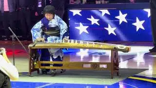 Star Spangled Banner on Japanese Koto at Golden State Warriors game