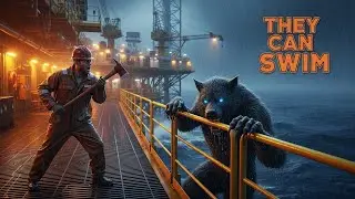TRUE STORY: A Wet DOGMAN Climbed The Rig While We Were Trapped.