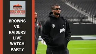 CLEVELAND BROWNS VS. LAS VEGAS RAIDERS WATCH PARTY: Shedeur Sanders makes his first NFL start