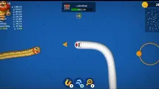 Snake vala game | BIG Snake Battle 🐍 | Epic Snake.io Gameplay | Top 1 Rank Push Challenge 🔥 #trendin