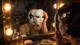 Маска приросла к лицу: Страшная сказка о цирке (Dark Electro Swing) | Стимпанк Анимация