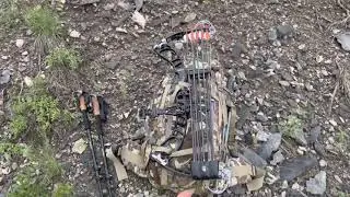 Attaching a Bow to an Exo Mtn Gear pack