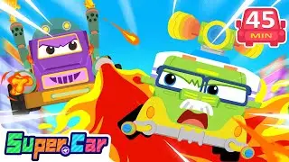Zoom! The Fire-Breathing Car is Coming—Duck! | Rescue Car Cartoons | Kids Cartoons | SuperCar