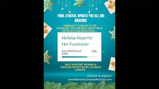 You all are amazing!👏🏾 #ovariancancersupport