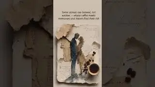 #ArtInLove #CoffeeAndCanvas #VintageAesthetic #CreativeSoul #SoulfulSips #ArtVibes #HandcraftedLove