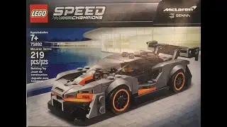 *****LEGO 75892 SPEED CHAMPION McLaren Senna*****Unboxing*****Build*****Review******