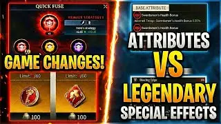 AoEM: AWSOME CHANGES you missed | Adorment - Base ATRIBUTES vs LEGENDARY Special Effects 