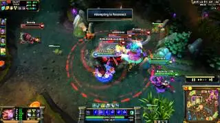 League Of Legends PENTA KILL with Alistar + BARON STEAL