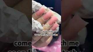 she wanted duck nails..😬🦆 | nail tech vlog💅 #nails #nailtechvlog #naildesigns