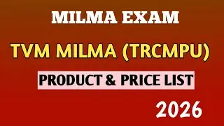 MILMA EXAM CLASS - TVM Milma (TRCMPU) - Milma Product and Price list.