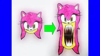 How to Draw SONIC 2 ，Transformation