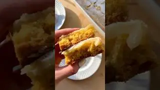 Cream Cheese Bars - made with a yellow box cake mix!