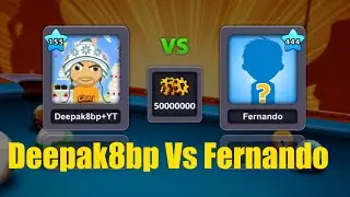 8 Ball Pool 100M Berlin Deepak8bp VS Fernando (Legend)