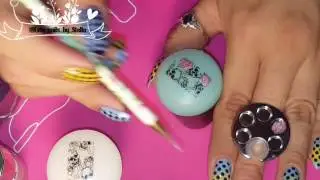 How to make reverse stamping (nail decal)