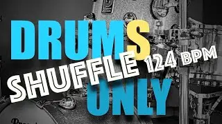 Blues Shuffle drum groove 124 bpm