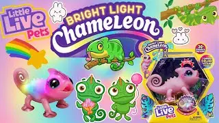 Little Live Pets Bright Light Chameleon Interactive Toy Unboxing & Playthrough