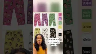 Custom Photo Pajamas, Personalized Face Unisex Pajamas, Custom Photo Pajama Pants for Women Men