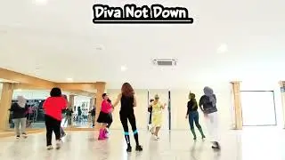 Diva Not Down - Linedance// Choreographer : Michael Lynn (UK)// Phrased Advanced 
