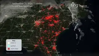 Ting Grid Monitoring - Hurricane Helene Devastates the Southeast Power Grid